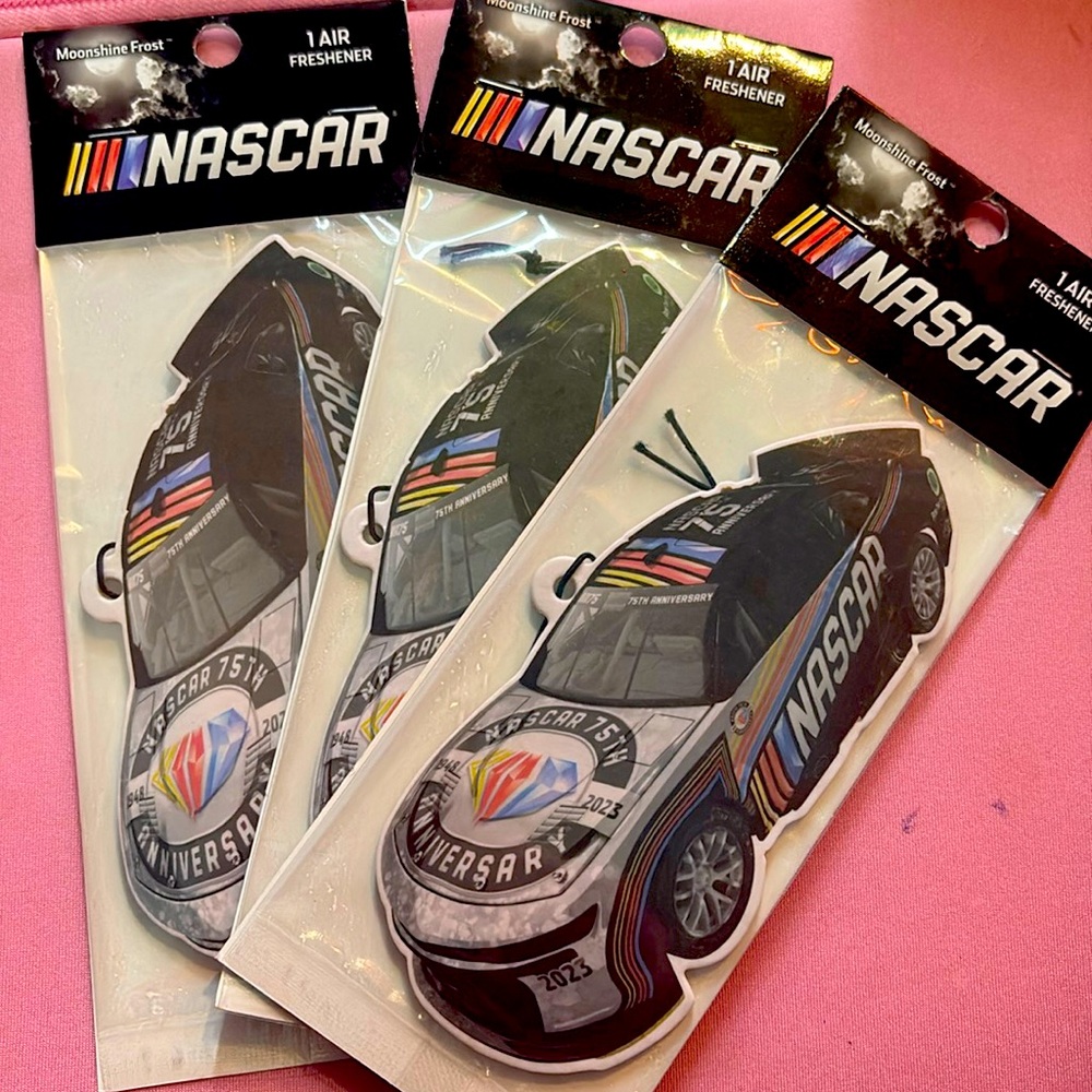 NASCAR - 75th Anniversary Air Fresheners- Bundle of 3